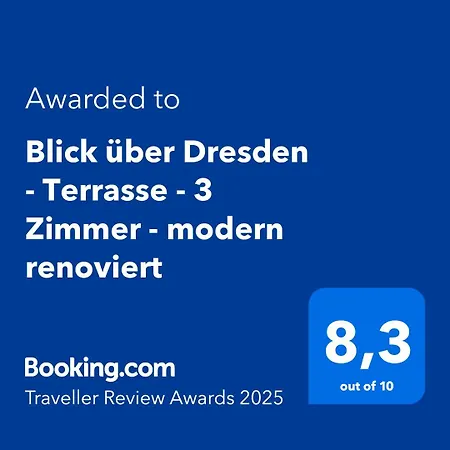 Blick Ueber Dresden - Terrasse - 3 Zimmer - Modern Renoviert Eksteriør billede